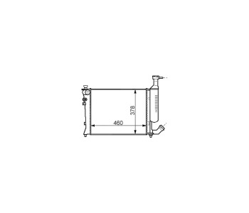 Воден радиатор P.R.C за CITROEN BERLINGO (MF) пътнически от 1996 до 2011