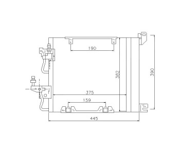 Кондензатор климатизации TOP QUALITY за OPEL ASTRA G (F35_) комби от 1998 до 2009