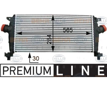 Интеркулер (охладител за въздуха на турбината) HELLA 8ML 376 777-261 за OPEL CASCADA (W13) от 2013