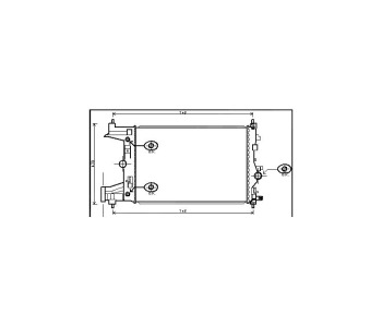 Воден радиатор TOP QUALITY за OPEL ASTRA J комби от 2010 до 2015