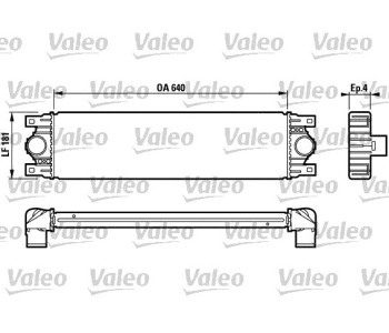 Интеркулер VALEO за OPEL MOVANO (H9) самосвал от 1999 до 2010