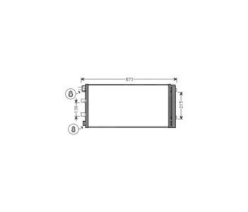 Кондензатор, климатизация HELLA 8FC 351 343-151 за RENAULT MASTER III (EV, HV, UV) платформа от 2010