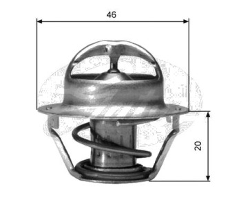 Термостат, охладителна течност GATES TH03091G1