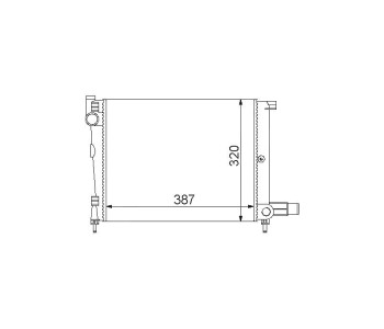 Воден радиатор P.R.C за CITROEN AX (ZA-_) от 1991 до 1998