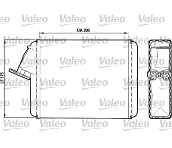 Топлообменник VALEO за CITROEN C15 (VD) от 1984 до 2005