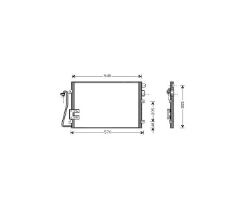 Кондензатор климатизации TOP QUALITY за RENAULT THALIA/SYMBOL I (LB0/1/2_) от 1998 до 2008