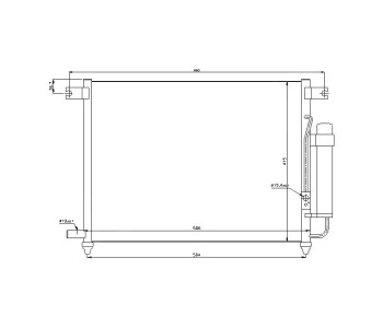 Кондензатор климатизации TOP QUALITY за DAEWOO KALOS (KLAS) от 2002