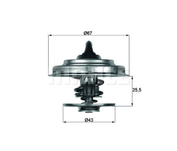 Термостат, охладителна течност MAHLE TX 18 87D