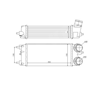 Интеркулер P.R.C за FORD B-MAX (JK) от 2012