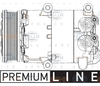 Компресор, климатизация HELLA 8FK 351 334-421