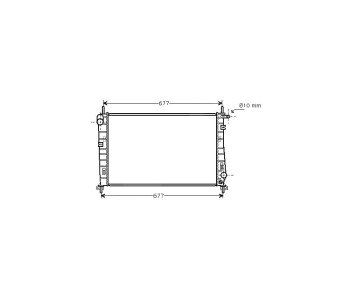 Воден радиатор P.R.C за FORD MONDEO II (BNP) комби от 1996 до 2000