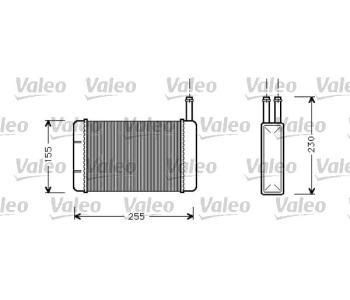 Топлообменник VALEO за FORD ESCORT V (AVL) товарен от 1990 до 1994