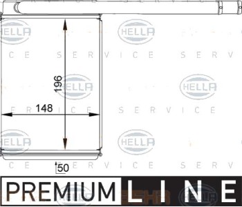 Топлообменник, отопление на вътрешното пространство HELLA 8FH 351 313-461 за FORD FOCUS I (DFW) седан от 1999 до 2005