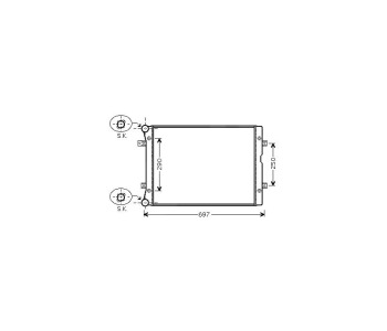 Радиатор, охлаждане на двигателя HELLA 8MK 376 901-101 за VOLKSWAGEN SHARAN (7M8, 7M9, 7M6) от 1995 до 2010