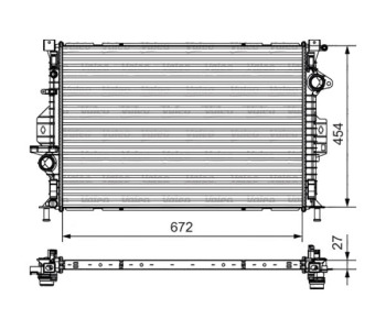 Воден радиатор VALEO за FORD KUGA II (DM2) от 2012
