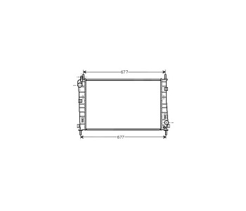 Воден радиатор TOP QUALITY за FORD MONDEO III (B5Y) фастбек от 2000 до 2007