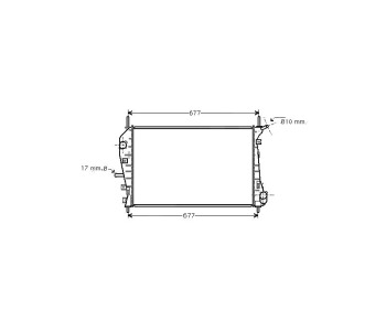 Воден радиатор P.R.C за FORD MONDEO III (BWY) комби от 2000 до 2007