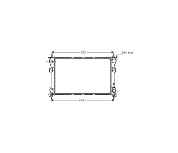 Воден радиатор TOP QUALITY за FORD TRANSIT (FA) товарен от 2000 до 2006