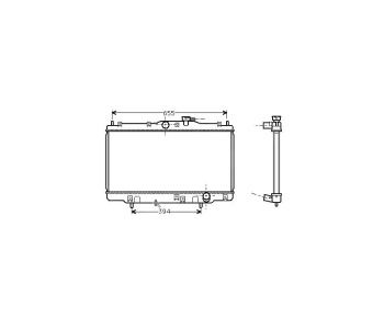 Воден радиатор P.R.C за HONDA ACCORD V (CE) комби от 1993 до 1998