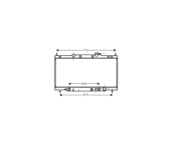 Воден радиатор P.R.C за HONDA CR-V II (RD) от 2001 до 2006