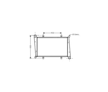 Воден радиатор P.R.C за VOLVO V40 (VW) комби от 1995 до 2004