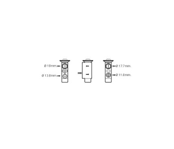Разширителен клапан климатизации P.R.C