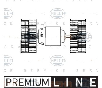 Вентилатор вътрешно пространство HELLA