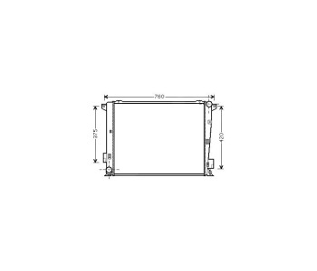 Воден радиатор TOP QUALITY за HYUNDAI GRANDEUR (TG) от 2005 до 2011