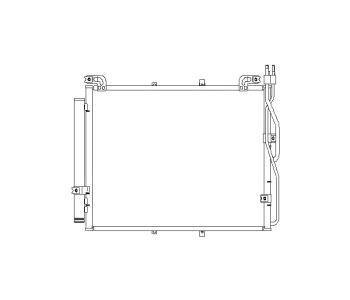 Кондензатор климатизации TOP QUALITY за HYUNDAI MATRIX (FC) от 2001 до 2010