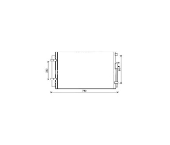 Кондензатор климатизации TOP QUALITY за HYUNDAI SANTA FE III (DM) от 2012