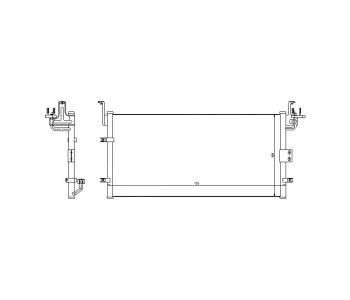 Кондензатор климатизации TOP QUALITY за HYUNDAI XG от 1998 до 2005