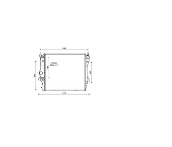 Воден радиатор TOP QUALITY за JAGUAR XJ (X351) от 2009