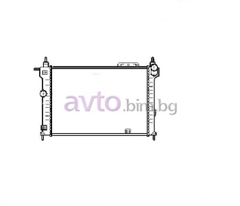 Воден радиатор размер 535/370/32 за OPEL ASTRA F (55_) товарен от 1991 до 1999