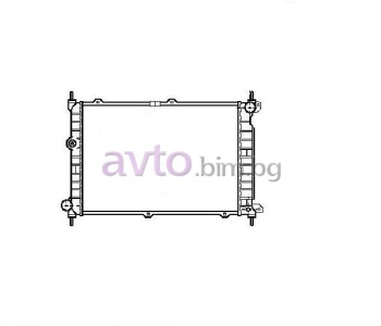Воден радиатор размер 505/350/38 за OPEL ASTRA F (55_) товарен от 1991 до 1999