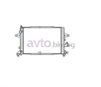 Воден радиатор размер 600/370/24 за OPEL ZAFIRA B (A05) от 2005 до 2015