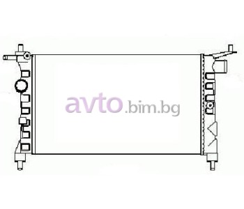 Воден радиатор размер 530/270/22 за OPEL CORSA B (S93) хечбек от 1993 до 2002
