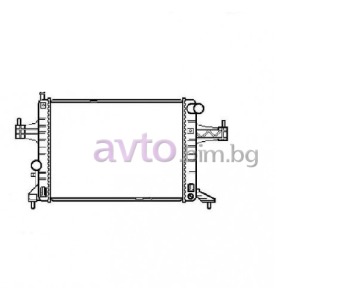 Воден радиатор размер 540/370/22 за OPEL CORSA C (F08, W5L) товарен от 2000