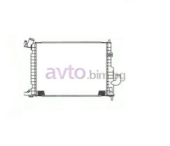 Воден радиатор размер 495/375/39 за OPEL VECTRA B (J96) седан от 1995 до 2002
