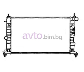 Воден радиатор размер 610/360/24 за OPEL VECTRA B (J96) седан от 1995 до 2002
