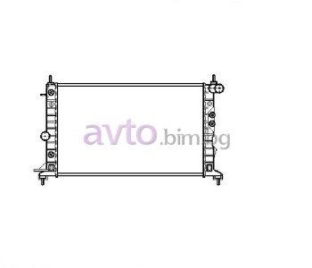 Воден радиатор размер 610/360/24 за OPEL VECTRA B (J96) седан от 1995 до 2002