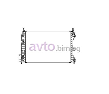Воден радиатор размер 650/400/31 за OPEL VECTRA C (Z02) седан от 2002 до 2009