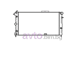 Воден радиатор размер 615/370/29 за OPEL VECTRA A (J89) седан от 1988 до 1995