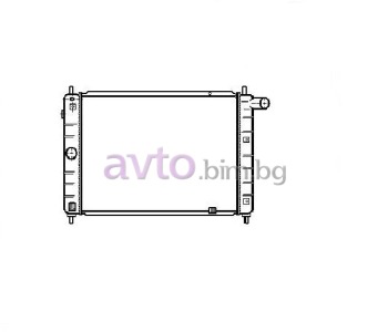 Воден радиатор размер 520/370/32 за OPEL KADETT E (T85) товарен от 1984 до 1993