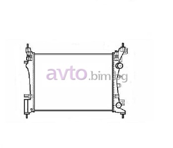 Воден радиатор размер 540/375/23 за OPEL CORSA D (S07) товарен от 2006