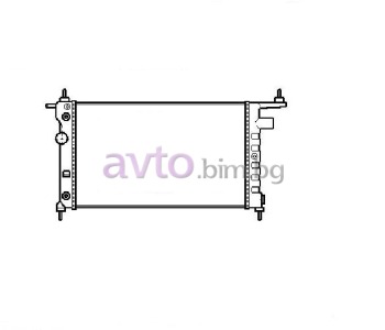Воден радиатор размер 530/285/24 за OPEL CORSA B (S93) товарен от 1999 до 2000