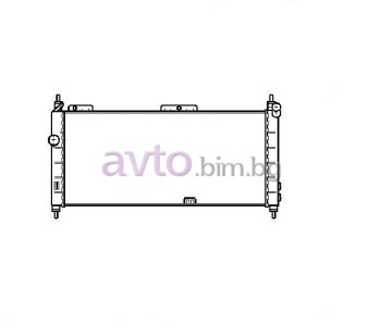 Воден радиатор размер 680/260/29 за OPEL TIGRA A (S93) от 1994 до 2000