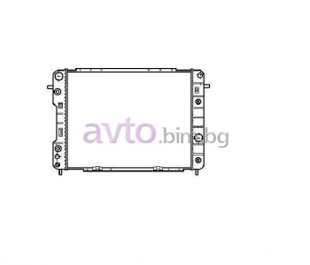 Воден радиатор размер 655/460/30 за OPEL OMEGA B (V94) комби от 1994 до 2003