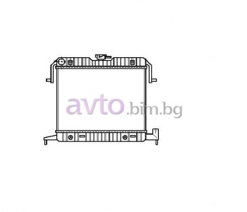 Воден радиатор размер 495/400/20 за OPEL OMEGA A (V87) комби от 1986 до 1994