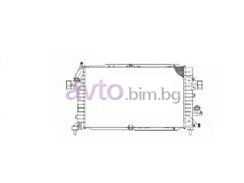 Воден радиатор размер 600/370/24 за OPEL ASTRA H (L70) товарен от 2004 до 2013