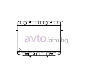 Воден радиатор размер 595/425/32 за OPEL MONTEREY B (M98) от 1998 до 1999